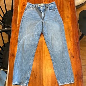 Abercrombie & Fitch Light Blue High-Rise Mom Jeans